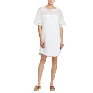 Lauren Ralph Lauren Eyelet Cotton Shirtdress Size Large NWT